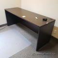 Espresso 71" Straight Desk Shell